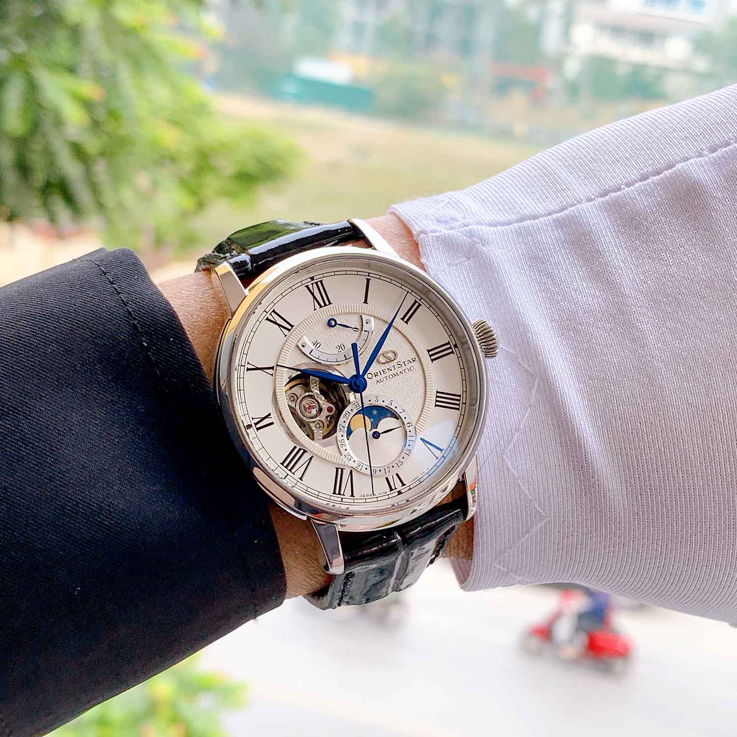 Orient Star Moonphase RK-AM0001S used